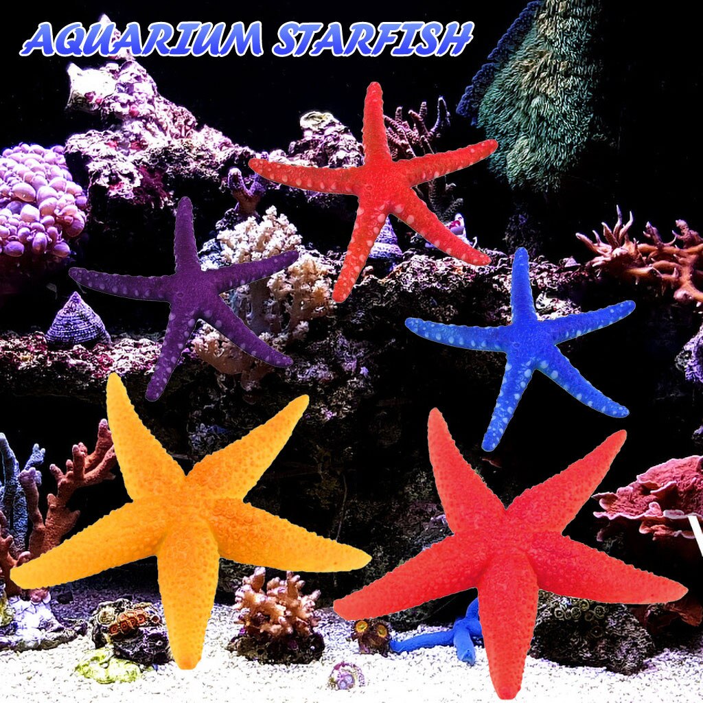Aquarium Accessoires Simulatie Zeester Mediterrane Zeester Decoraties Aquarium Sieraden Decoratie Bruiloft Decoratie