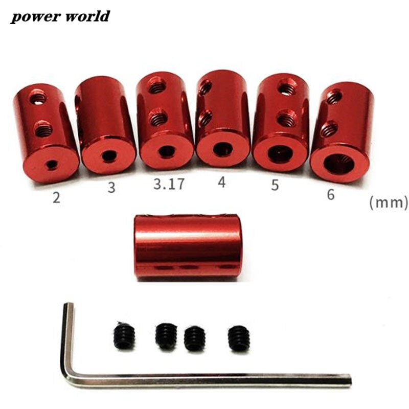Flexible Shaft Coupler Stepper Motor Aluminum Alloy Coupling Motor coupling accessories Vehicle and ship model