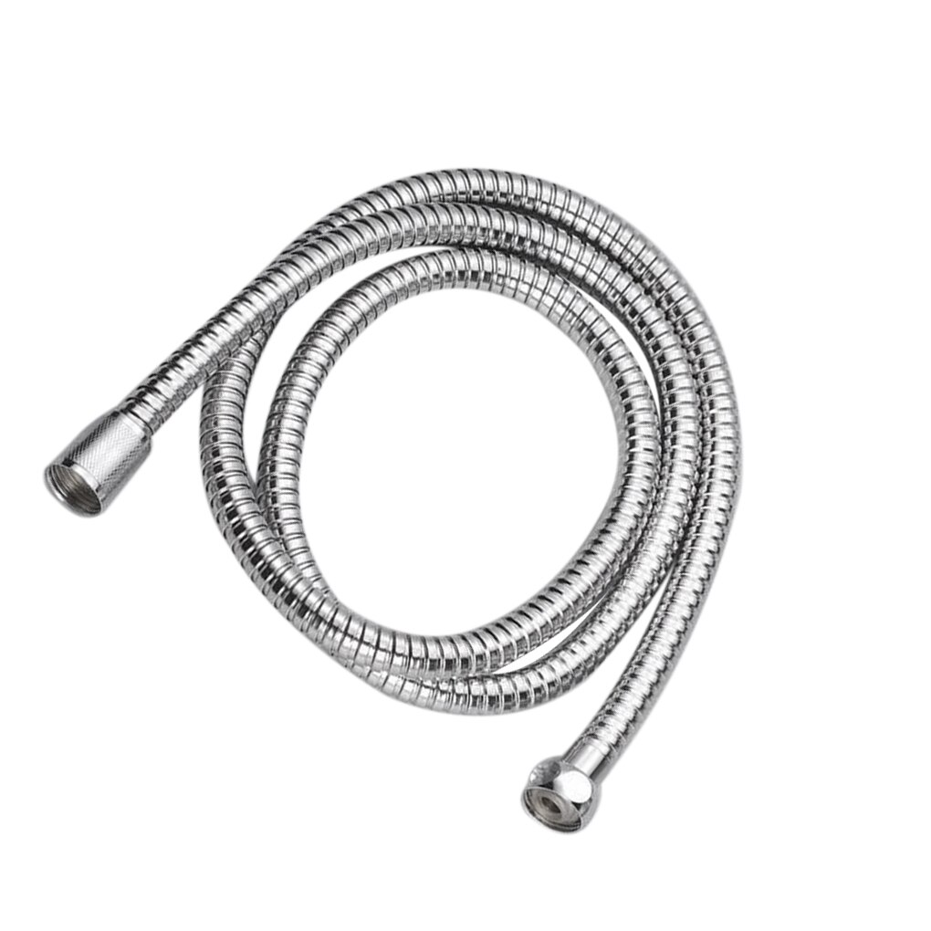 Recableght Stainless Steel Double Buckle Water Pipe Flexible Shower Hose Bathroom Soft Tube Accessories Durable Easy To Install
