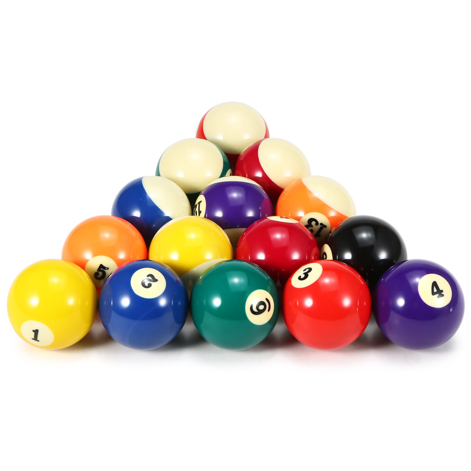 57.2Mm/52.5 Mm Biljart Ball Pool Ball Set Amerikaanse Standaard Biljartbal Set 16 Psc Ballen Duurzaam Synthetisch hars Zwembad Bal