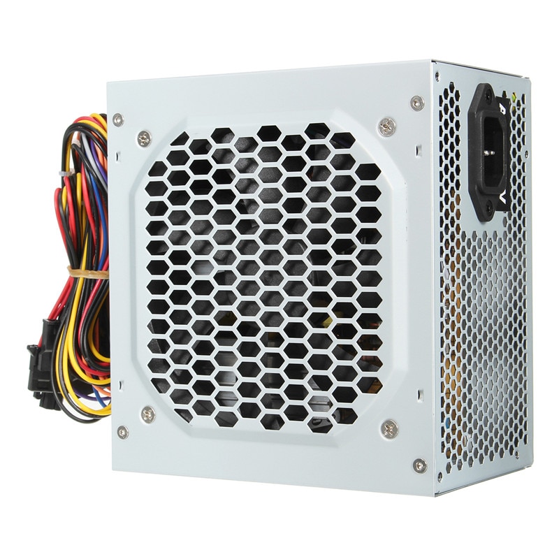 PC Computer Voeding Computer PC CPU Voeding 20 + 4-pin 120mm Fans ATX PCIE w /SATA