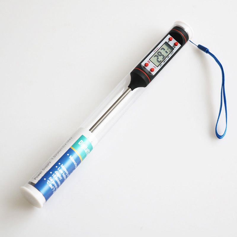 Tipo de agulha de saída de ar condicionado do carro lcd medidor digital verificar termômetro de cozinha faixa menos 50 a zero acima de 300 graus ferramentas