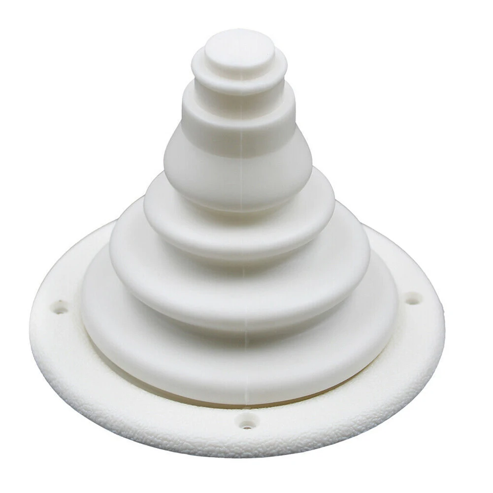 120mm Marine-Grade Cable Boot - EPDM Rubber Seal For Boat Rigging & Automotive Wiring (UV Resistant, Black/White)