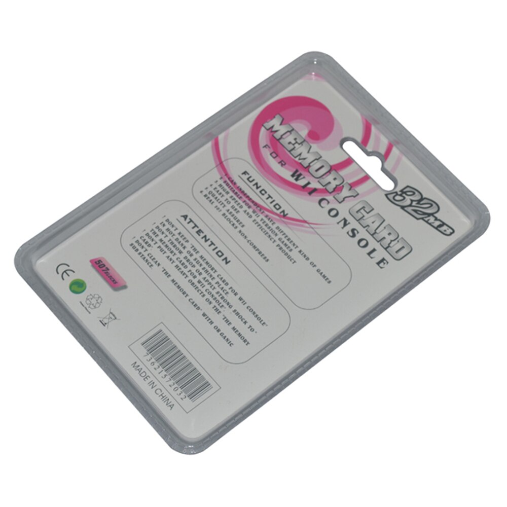 xunbeifang for Wii 32MB Memory Storage Card Saver For Wii For GameCube For N-GC Xmas