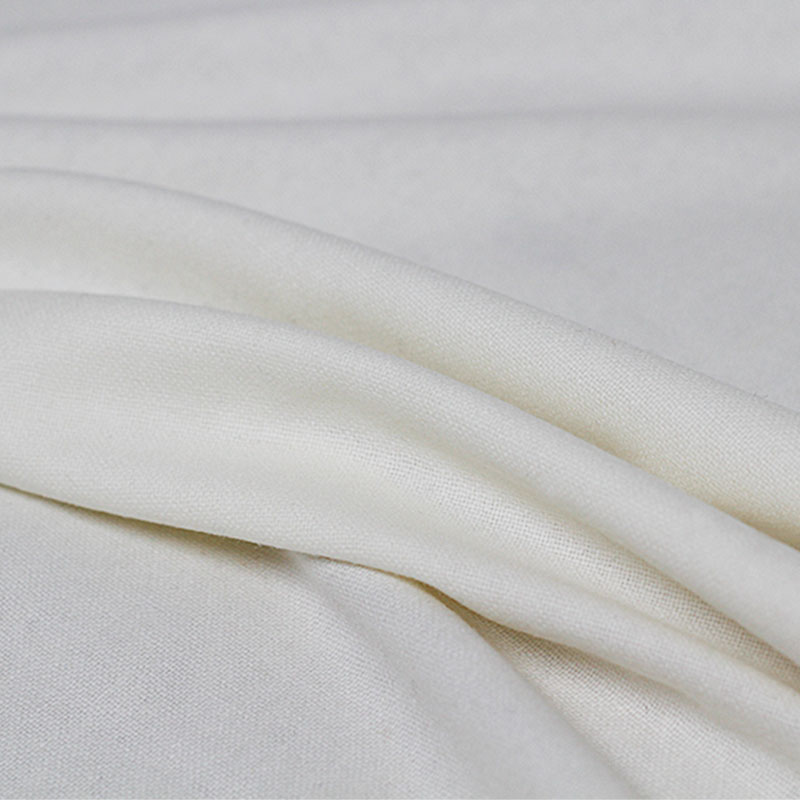 Pearlsilk Japanese White Wollen Wool Fabrics Wool Materials Autumn Women Suits Pants Sewing Cloth Tailor