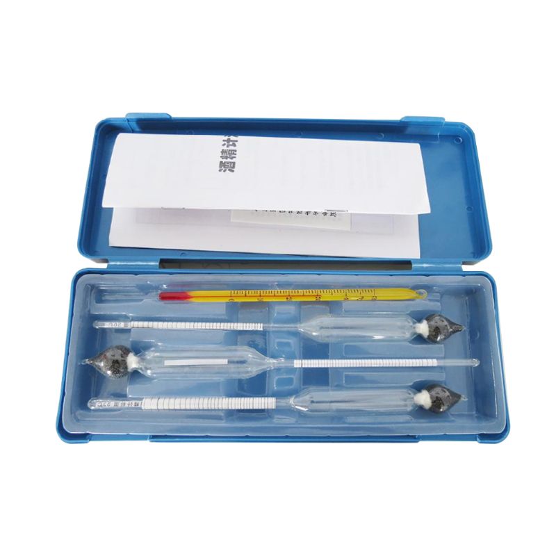 Three-Package Wine Meter Measuring Range 0-100 Degrees Three Sets Of Alcohol Gravity Concentration Meter Gadget Wholesalse