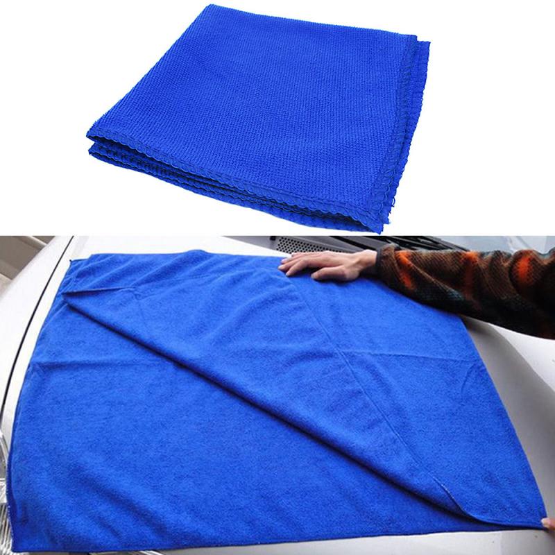 1pcs Car Wash Micro Fiber Towel Car Care Polishing Cleaning Cloth Soft Strong Absorbing Water Durable Auto Car Maintenance Tools