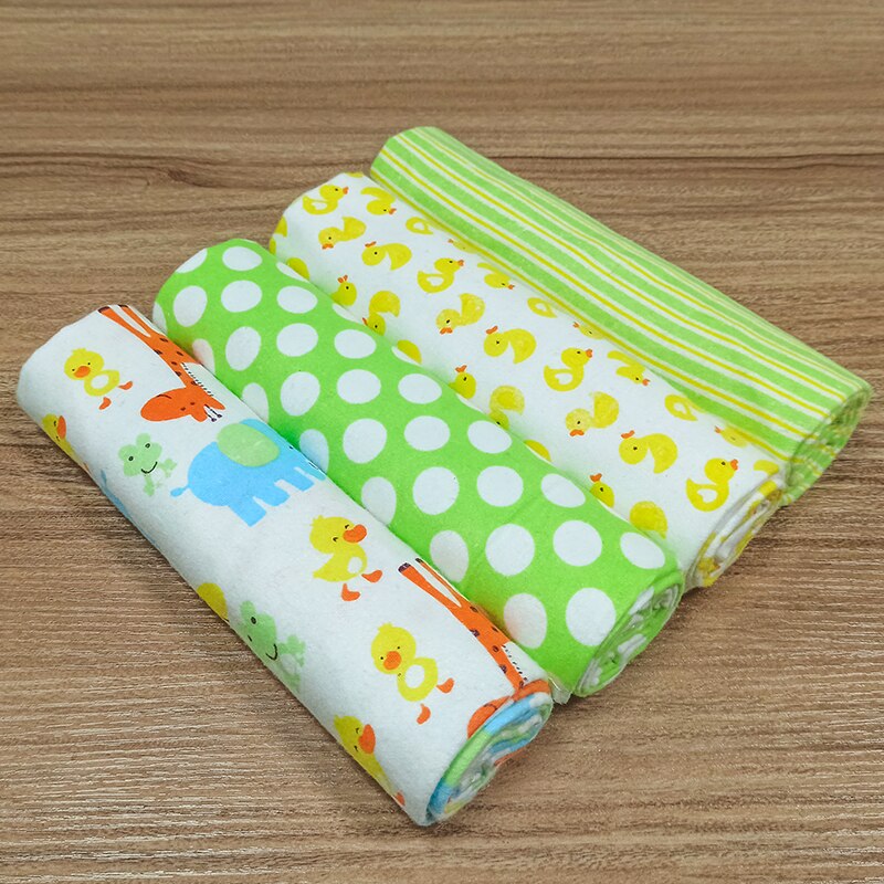 4pcs/lot cotton flannel newborn baby blankets cotton throws baby blanket grasping carpe 76 x 76 cm newborn photography props: BS4001-28