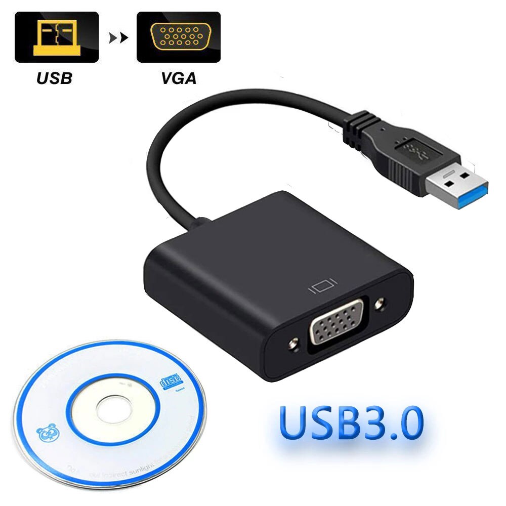 Usb 3.0 Naar Vga Adapter Multi-Display Converter Externe Grafische Kaart Draagbare Usb 3.0 Naar Vrouwelijke Vga Converter voor Pc Hdtv