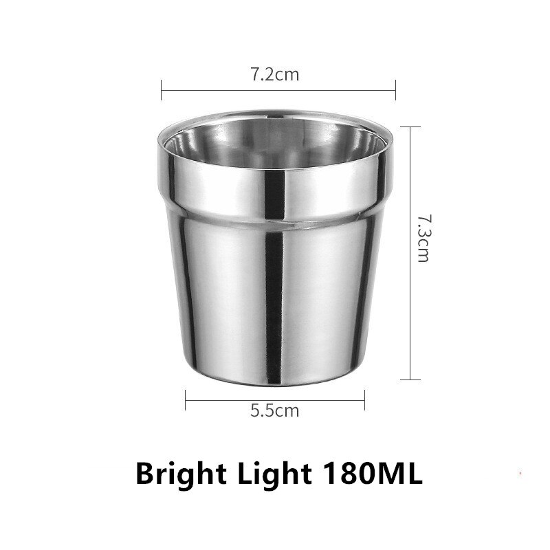 Taza irrompible e irrompible para beber cerveza, café, té, aislamiento Anti escaldado, taza de agua de acero inoxidable, tazas para niños: Morado