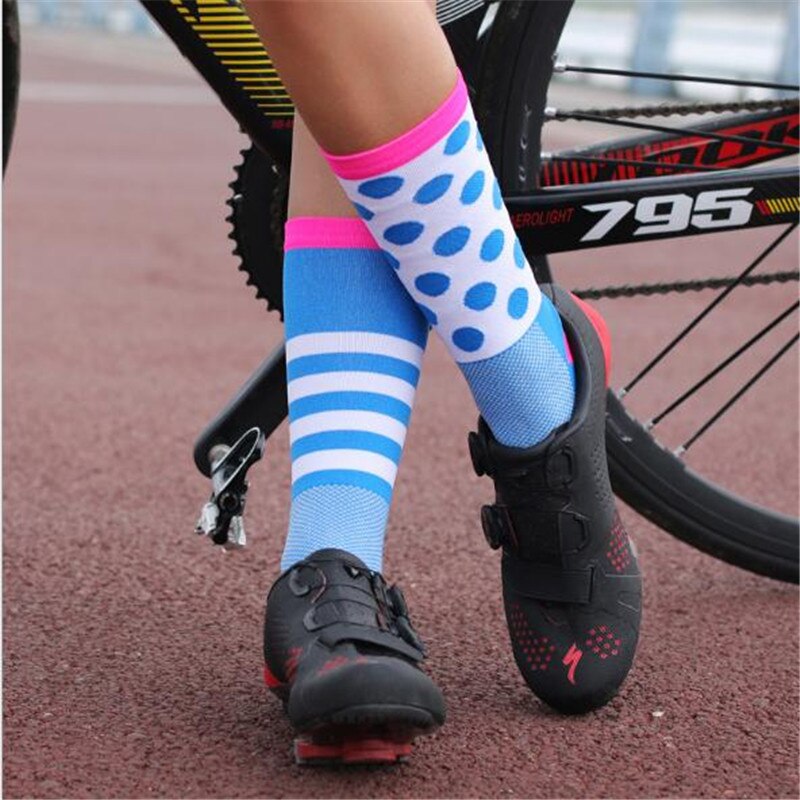 Sykkelsokker  (3 par/parti) dh sports /dh013 nylon herre dame sportssokker basketball utendørs tursokker