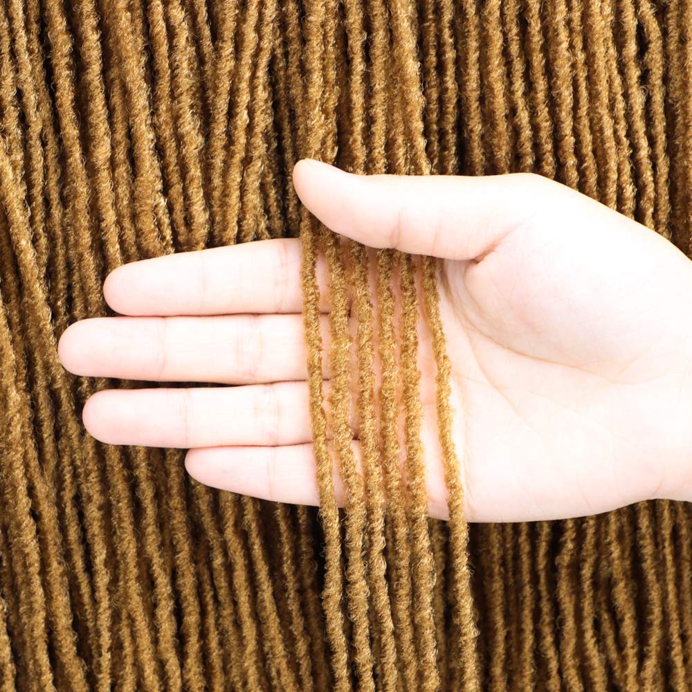 Micro Locs Crochet Hair Braids Sister Locs Slender Straight Goddess Faux Locs Crochet Hair Synthetic Braiding Hair Extensions