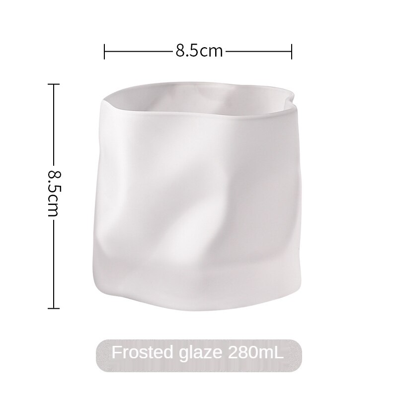 Cup ins wind home glass drinking glass breakfast milk juice glass whiskey glass beer glass: F