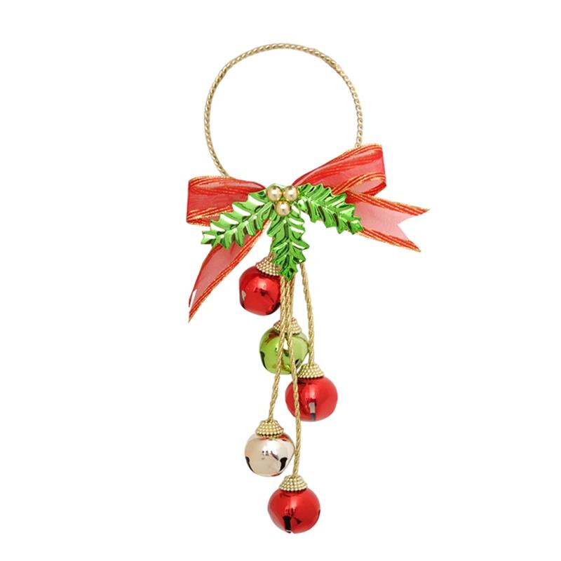 1pc jule hængende ornament sløjfe indretning hængende klokke hængende dekoration fest indretning tilbehør til hjemmet butik: 1