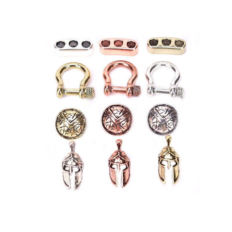 Armband accessoires survival paraplu touw kralen metalen bedels voor doe-het-zelf hanger gesp voor paraplu touw lanyards