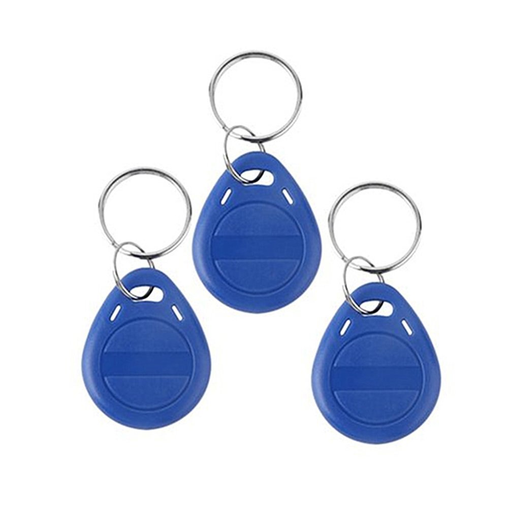 100 Pcs T5577 Em4305 Duplicator Clone Copy 125khz Rfid Tag Porta Chave Card Sticker Keyring Token Ring Proximity Duplicate ACEHE