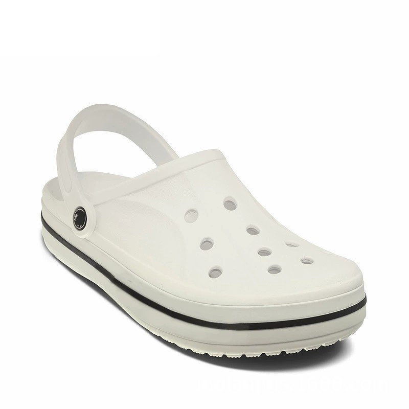 Sandales nuage respirantes à trous bouffants Crss – Chaussures blanches à plateforme toutes saisons pour femmes pour le style de rue/plage