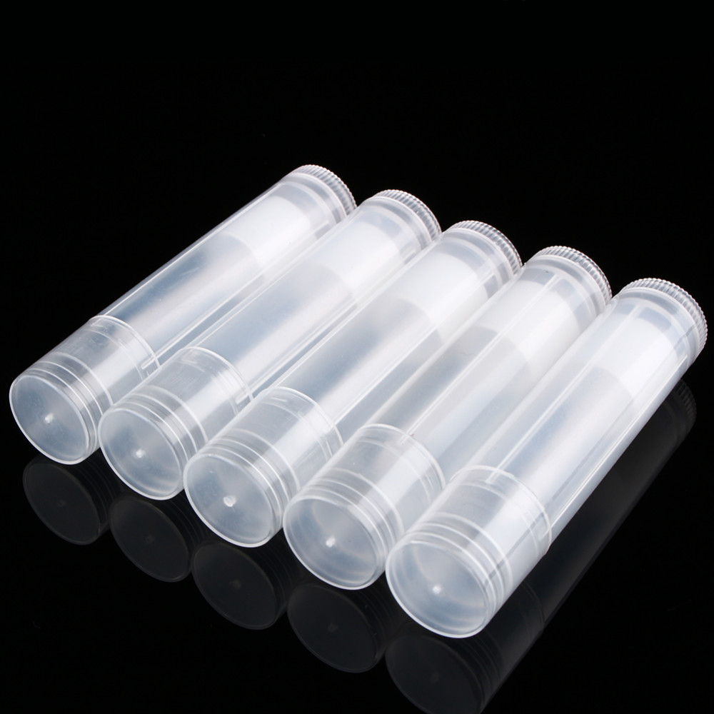 10 pcs Lege Clear Transparante Lippenbalsem Tubes Containers Cosmetische Lippenstift Flessen 5g DIY Chapstick Lip