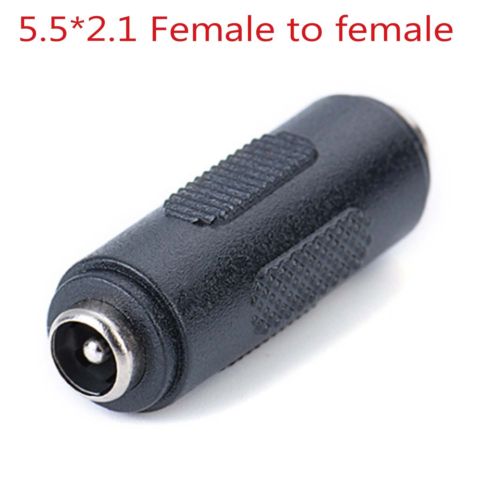 5.5 mmx 2.1mm kvindelig til kvindelig mand til mand dc-cctv strømkoblingsadapteradapter