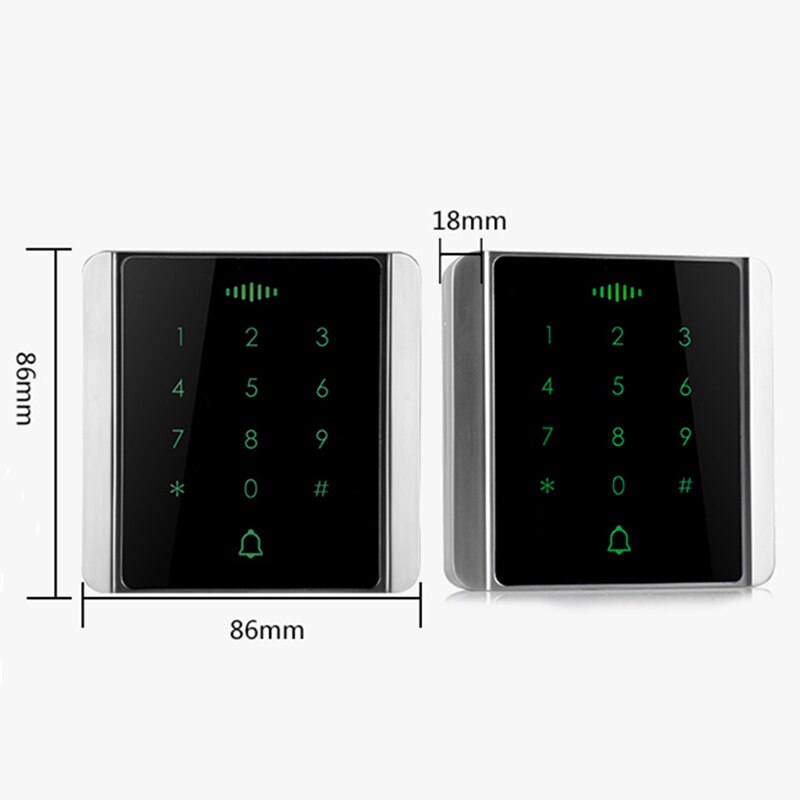 Access control door lock Digital electric lock 125KHZ 13.56MHz Keyboard RFID Lock Reader Gate Door opener Home/Garege/Office
