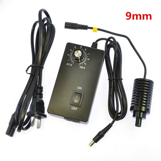 HAYEAR 6 8 9 10 11mm Coaxial Light LED Microscope Spot Point Light Source Adjustable Illuminator Bright Lamp 3W 6500K AC100~240V: 9mm