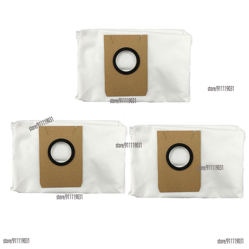 Sacs de poussière pour aspirateur Robot ECOVACS DEEBOT X1 OMNI, sacs anti-fuite de grande capacité, pièces de rechange, accessoires: 3PCS Dust Bag