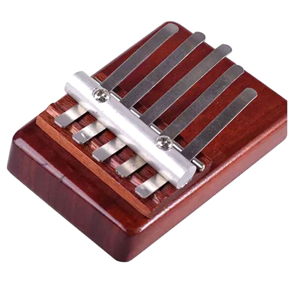 5-Key Kalimba Mbira Children Mini Guitar Thumb Piano Traditional Musical Instrument Perfect for Kids