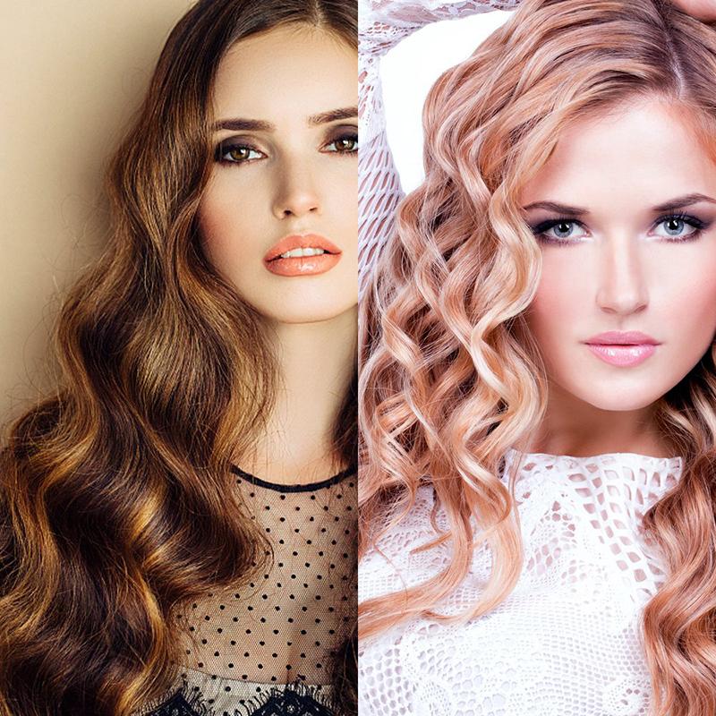 40 pakketten blauwe magische haarrollers haarverzorgingsrollers voor krullen siliconen krultangen slaapkapsel tools accessoires