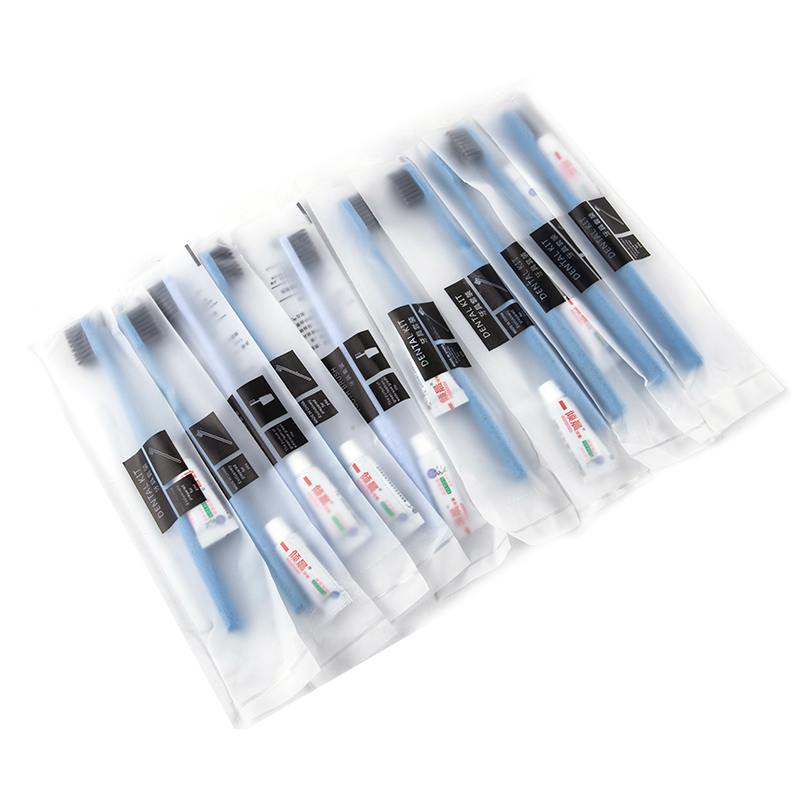 5/10sets Hotel Clean Disposable Toothbrush Toothpaste Wash Gargle Suit For Travel Camping Manual Toothbrush Oral Hygiene Sets