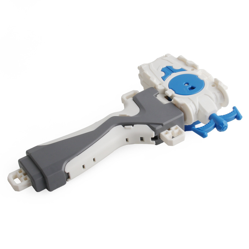 Battling Burs Generation Beyblade Toy Peripheral Accessories Launch Handle Positive Rotary Stringing Transmitter Combination: GRAY