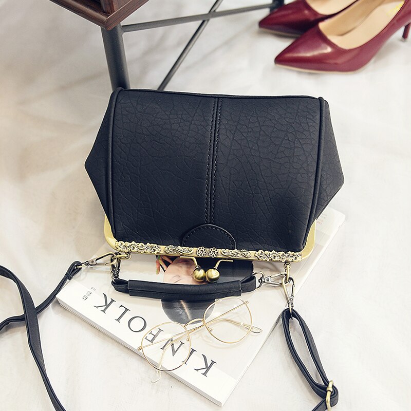 Vrouwen Tas Schouder Handtas Messenger Tassen Voor Vrouwen Clip Crossbody Rits Hasp Tote Tas Vrouwen Lederen Tassen