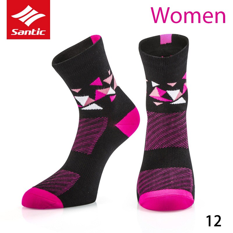 SANTIC pro Bike skarpety rowerowe mężczyźni kobiety skarpety sportowe antypoślizgowe oddychające skarpety trekingowe rowerowe wyposażenie do jazdy 13 Style: 12-1 pair