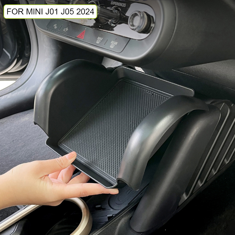Voor Mini Elektrische Cooper E SE J01 EV J05 Aceman 2024 Auto Styling Centrale Controle Container Opbergen Opruimen Auto Organizer lade