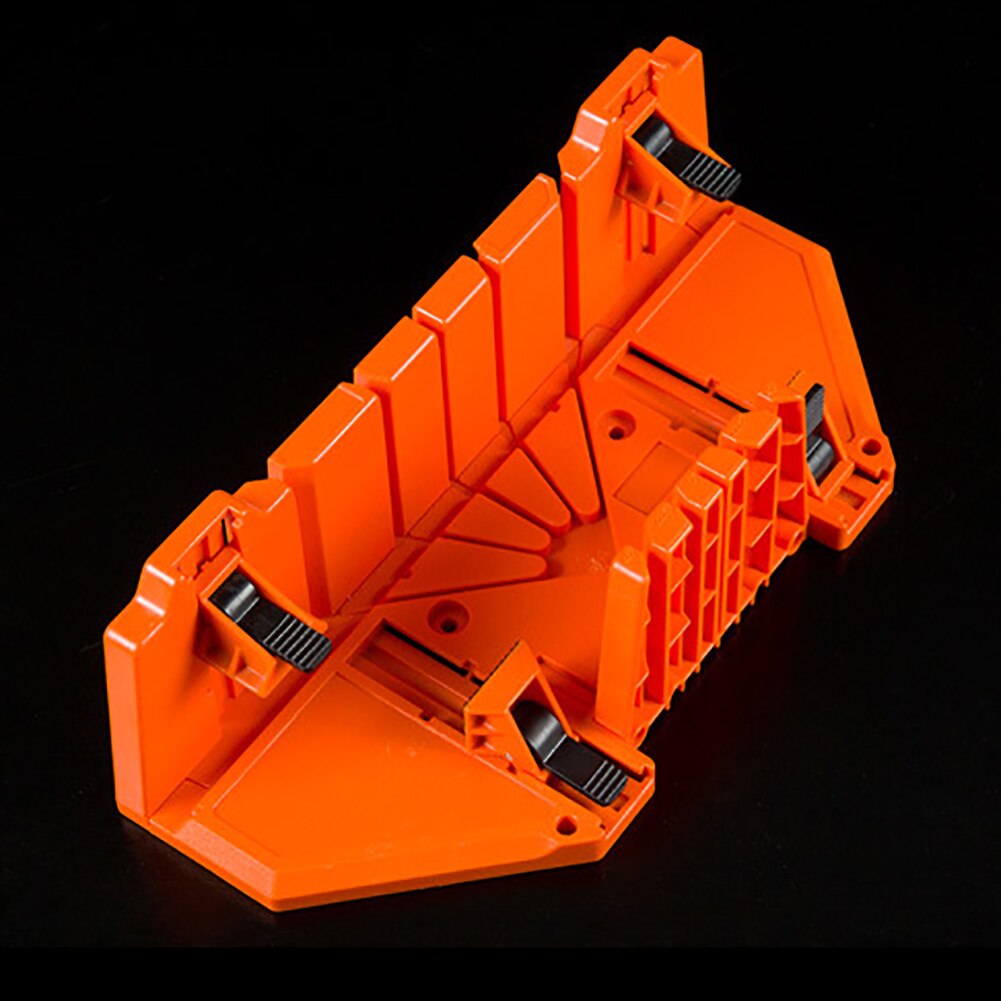 Plastic 14 inch Adjustable Wood Cutting Clamping Miter Saw Case Woodworking Clamping Mitre Saw Box Cutting Tools
