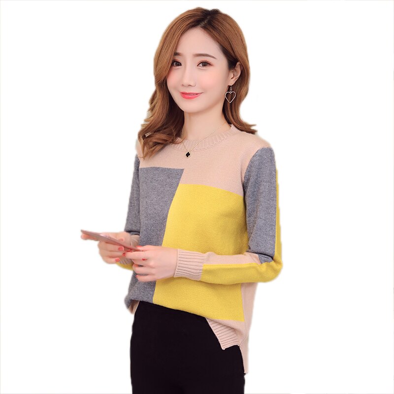 Pull de maternité pour femmes enceintes, pull de grossesse en tricot, Tee-shirt de couleur assortie, automne hiver
