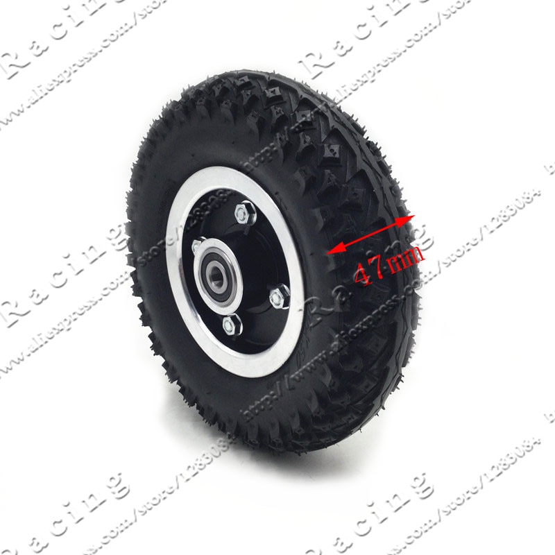 Dekk og slange 200 x 50 fulle hjul størrelse 8 x 2 "dekk for elektrisk scooter rullestol lastebil pneumatisk trillevogn