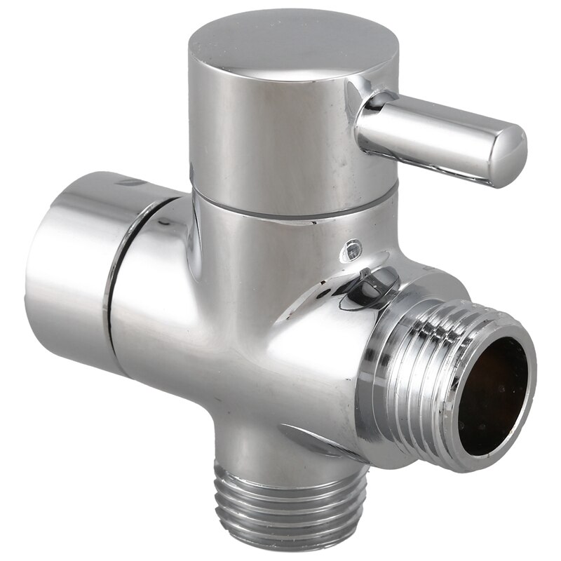 Robinet douche inverseur 3 voies douche bras inverseur 2 fonctions douche robinet vanne pour douche mitigeur laiton corps chromé