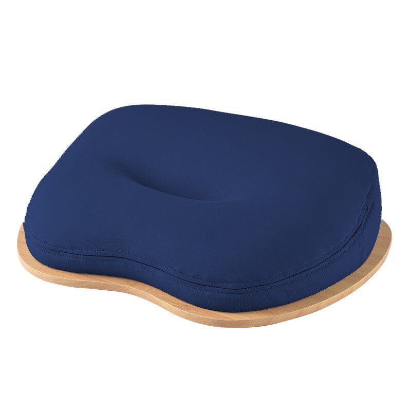 Draagbare Bamboe Laptop Tafel Kussen Schoot Bureau Boekenplank Lade Tablet Stand Handige Leren Bureau Houder Voor Bed Notebook Outdoor: blue