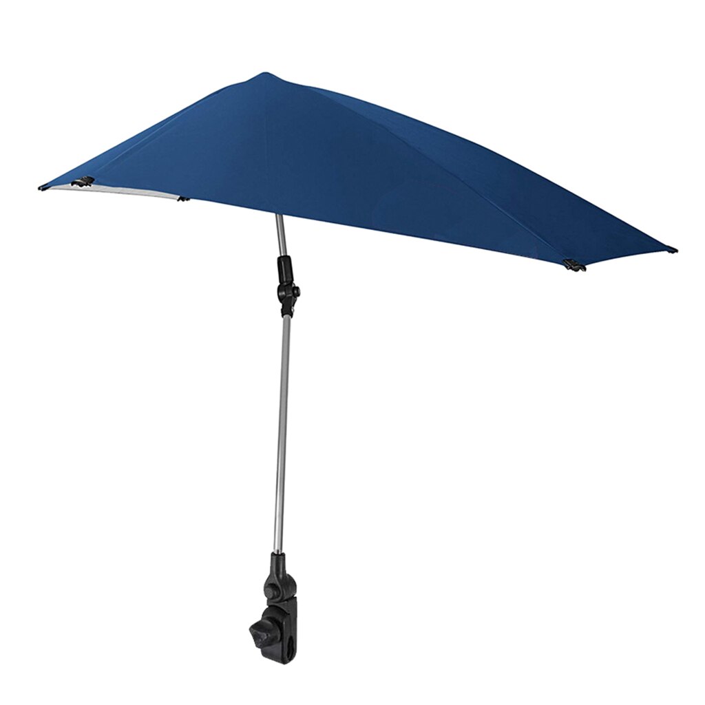 Opvouwbare Upf 50 + Verstelbare Strand Paraplu Parasol Parasol Voor Zomer Stoel Golf Wandelen