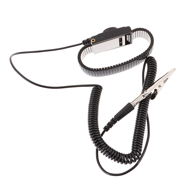 1Stck Anti Statische Arbeit Handgelenk Gurt ESD Einstellbare Entlastung Gürtel Boden Metall Armbinde Werkzeug