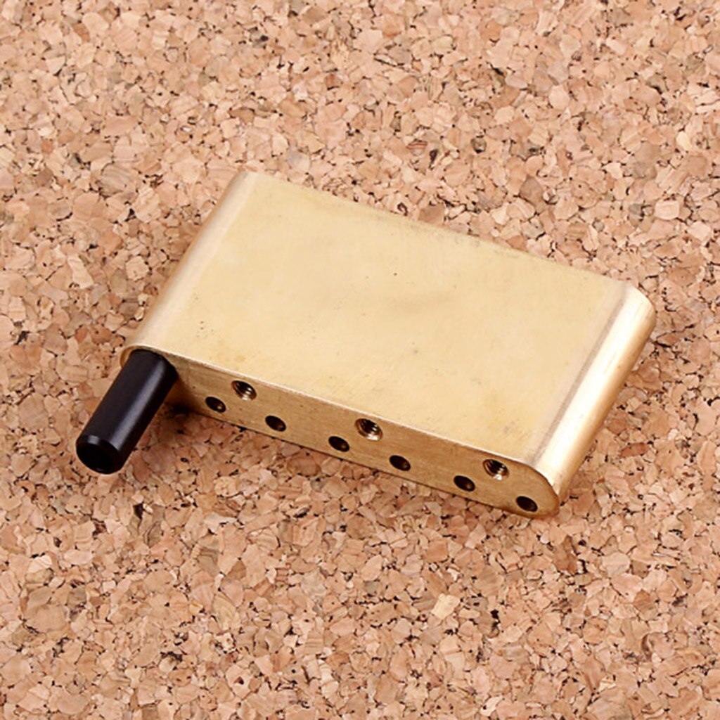 Electric Guitar Tremolos Bridge Block with Bar Kit Set Suitable for ST Guitar