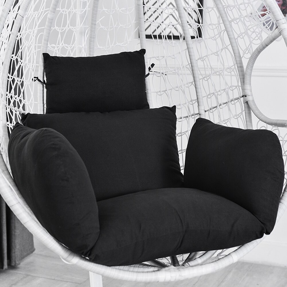 Rocking Chair Seat Cushion Swing Hanging Basket Back Pads Hanging Egg Hammock Chair Cushion for Home Garden Hammock