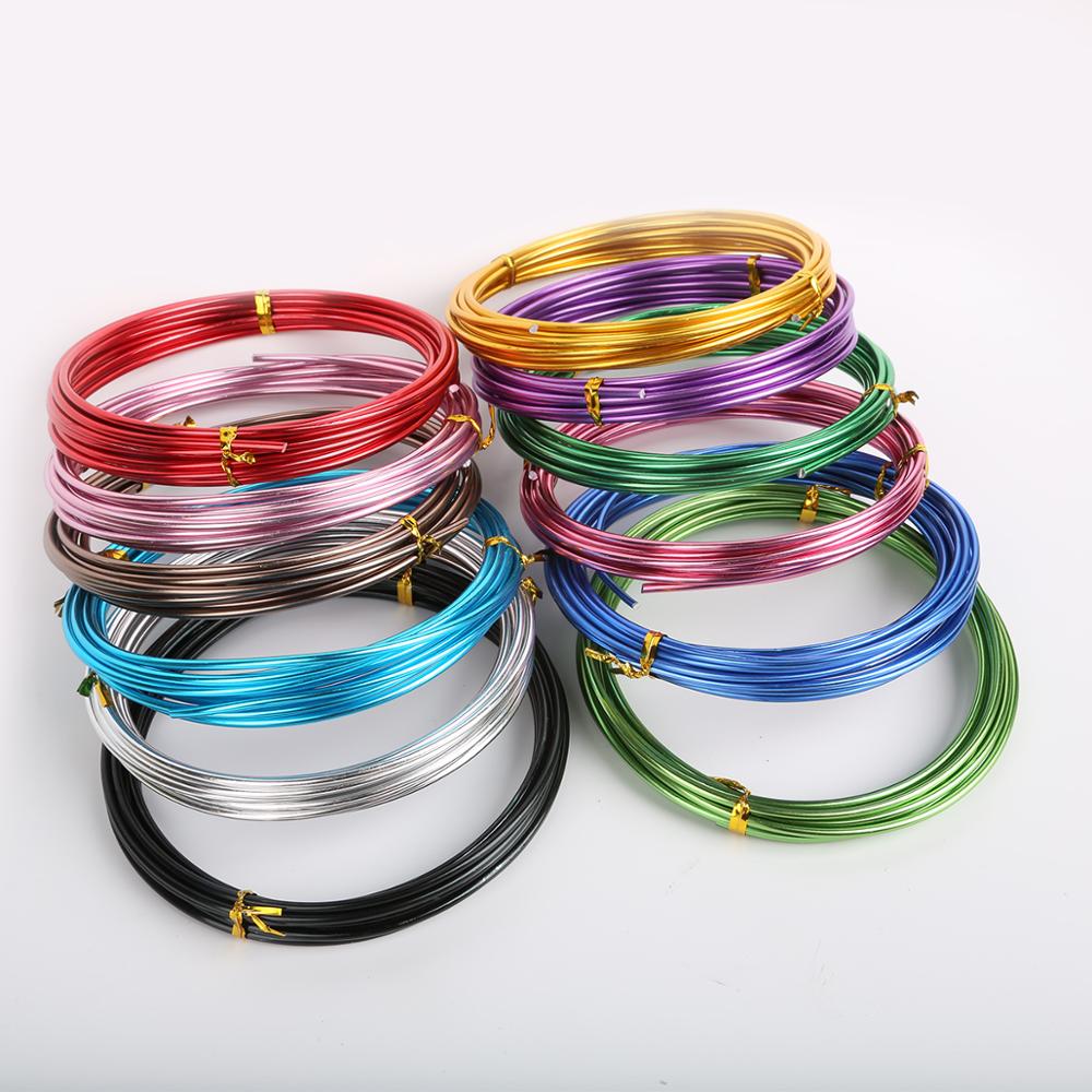 3/10 Meter Anadized Dia Aluminium Draad 1/1. 5/2/2.5mm Soft Ambacht Veelzijdige Geschilderd Aluminium Metalen Draad Voor DIY Sieraden Bevindingen
