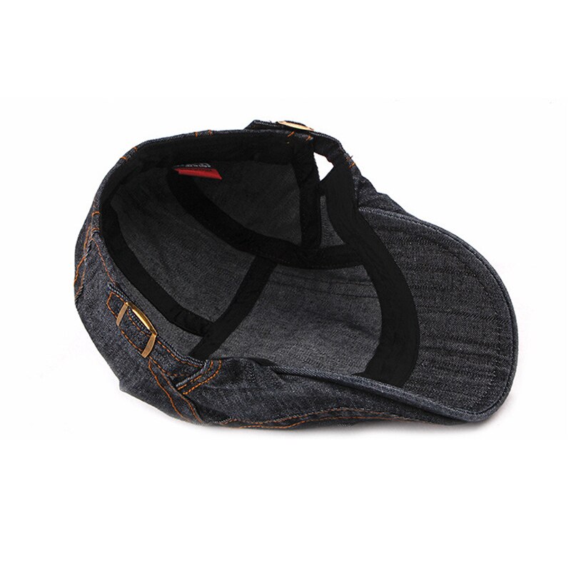 [AETRENDS] Newsboy Cap Beret Hats for Men Denim Caps for Driving Outdoor Activities Z-6593