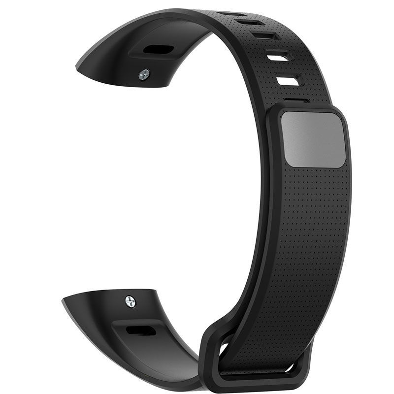 Correa de silicona suave para reloj Huawei Band 2/Band 2 Pro/ERS-B19/ERS-B29, correa de repuesto ajustable: Blanco