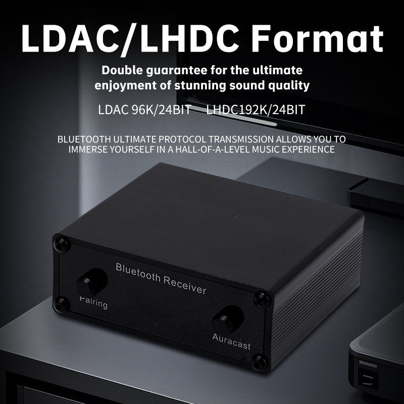 Osound Qualcomm QCC5181 Upscale Bluetooth 5.4 Audio Receiver LHDC Car Home LDAC Lossless Audio Fiber Coaxial Low latency AUX