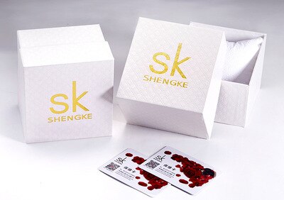 Shengke Horloge Doos Mode Vierkante Horloge Doos Vrouwen Mannen Horloge Box Voor Horloge Meisje Jongen Horloges Doos
