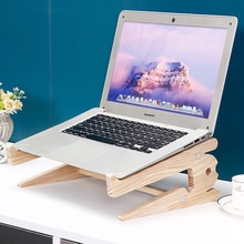 Hout Universele Laptop Stand Cooling Beugel Voor Notebook Macbook Ipad Pro Air Ipad Pro Tablet Afneembare Houten Houder