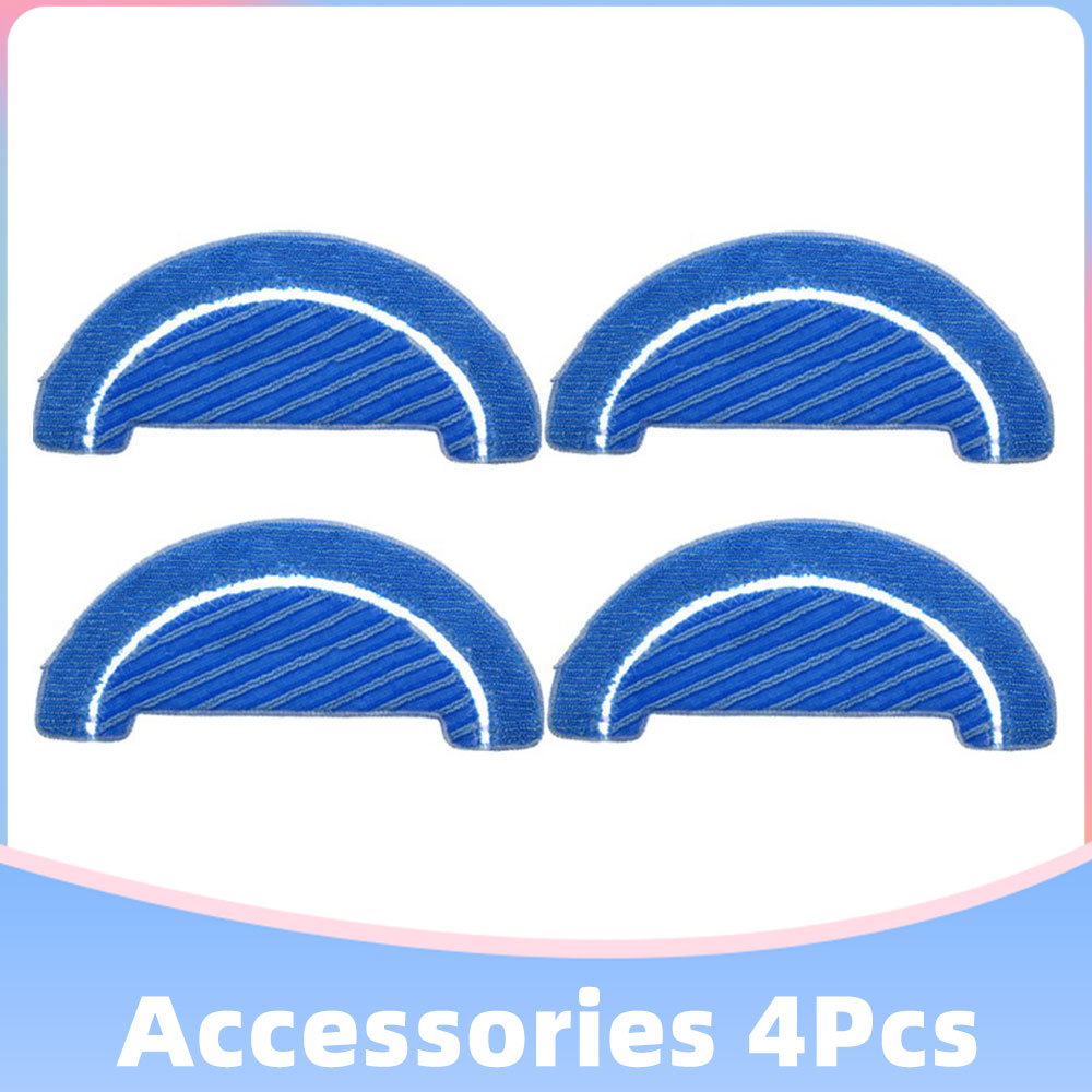 Compatible con Cecotec Conga 1090 1099 1990 Connected 1790 Ultra Titanium 990 999 Vital Piezas Cepillo principal Filtro Mop Paño: Amarillo claro