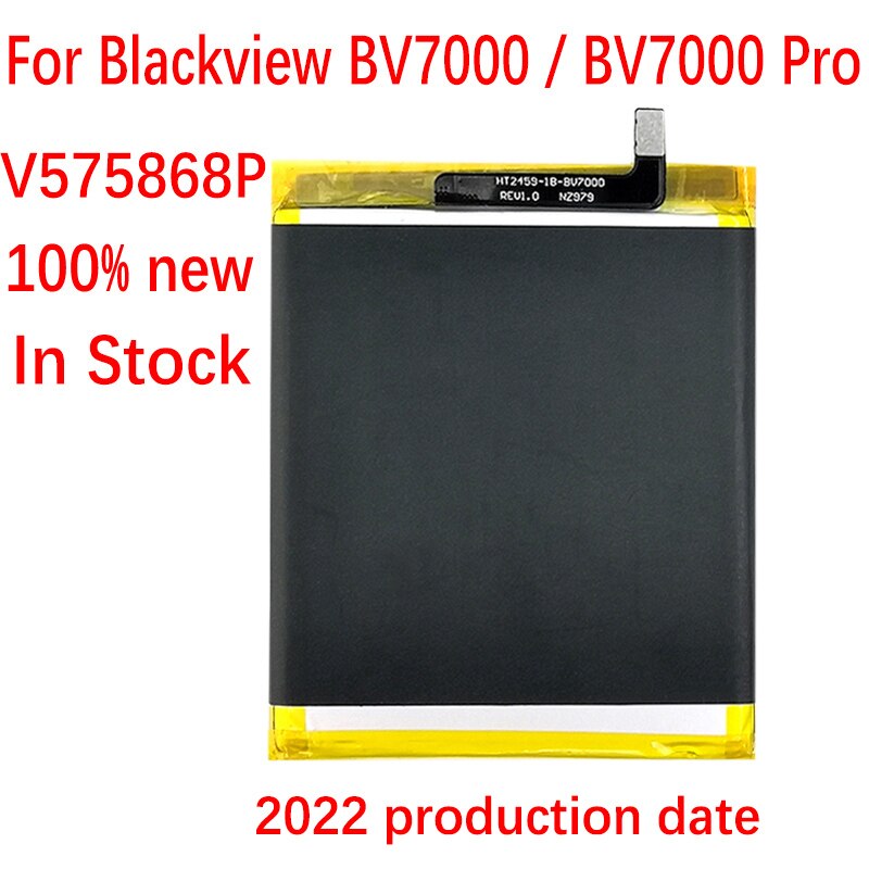 100% Original 3500mAh BV 7000 Battery For Blackview BV7000 / BV7000 Pro V575868P Phone Latest Production+Home